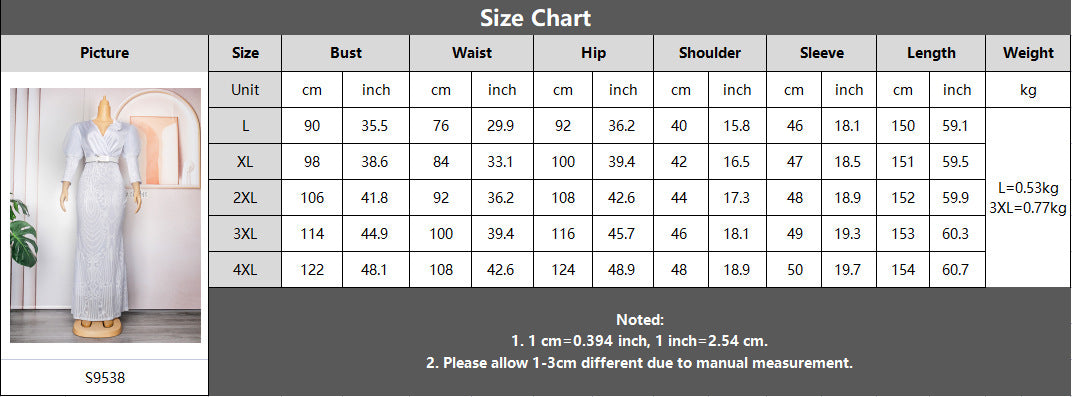 Vestido largo de noche soluble en agua con hilo de industria pesada