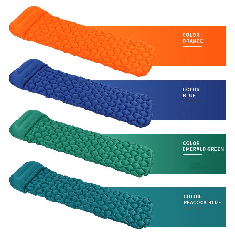 Colchoneta inflable para exteriores, colchón inflable automático portátil para acampar, colchoneta para tienda de campaña a prueba de humedad, colchoneta para acampar