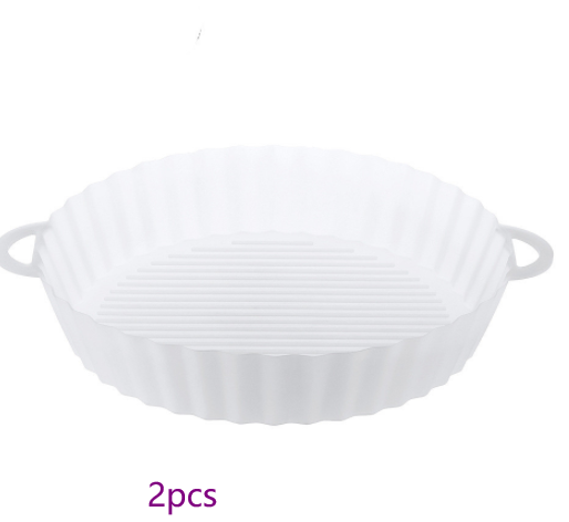 Bandeja de silicona para freidora de aire, utensilios de cocina, olla de silicona para freidora de aire, accesorios para parrilla, revestimiento de papel desechable