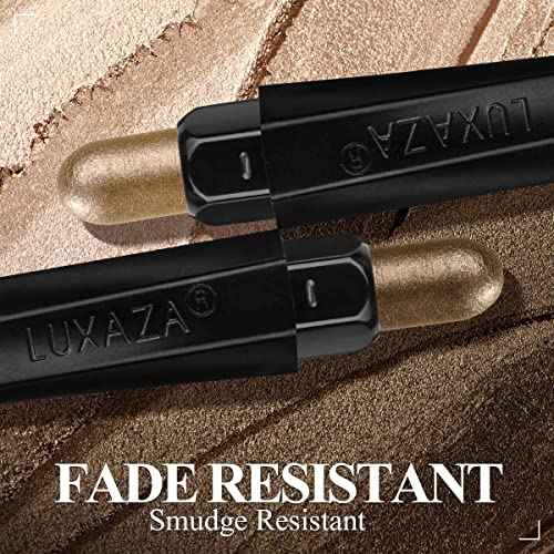 6 Piece Shimmer Neutral Brown Eyeshadow Stick Makeup Set