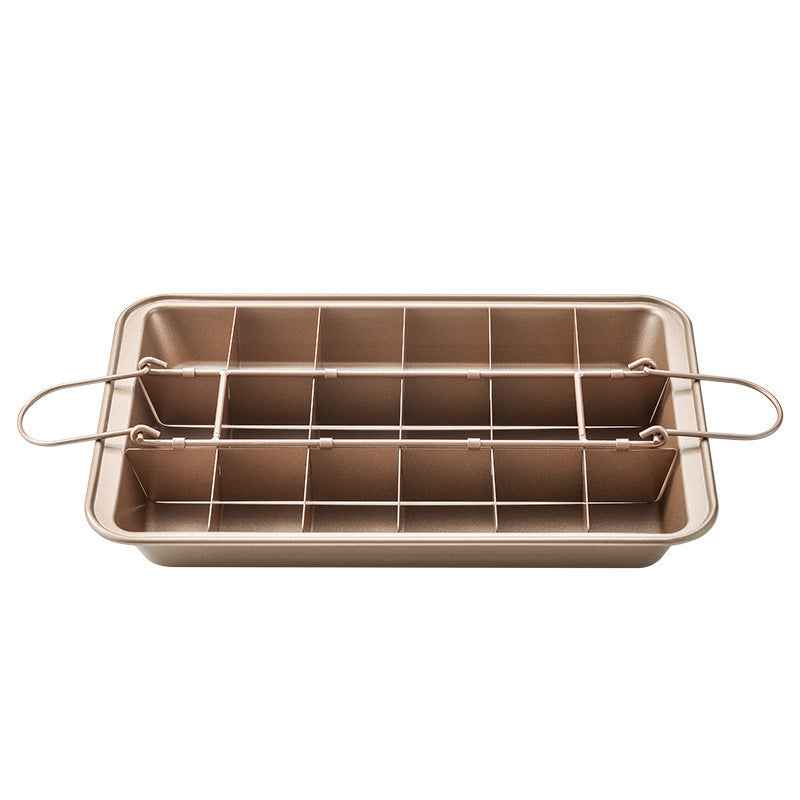 Kitchen Solid Bottom Thickened Square Brownie Pan Home Bakery
