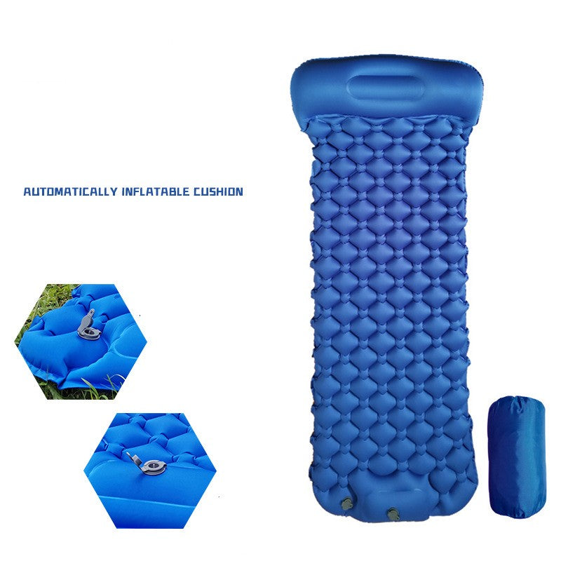Colchoneta inflable para exteriores, colchón inflable automático portátil para acampar, colchoneta para tienda de campaña a prueba de humedad, colchoneta para acampar