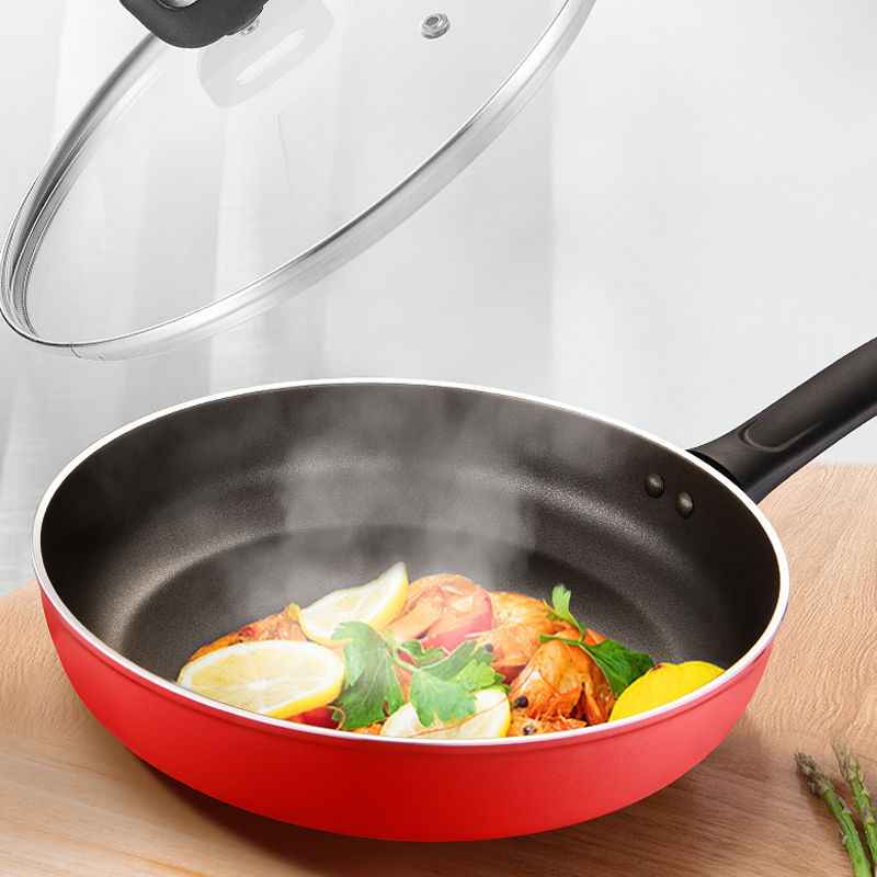 Household Simple Fashion Flat Non-Stick Frying Pan