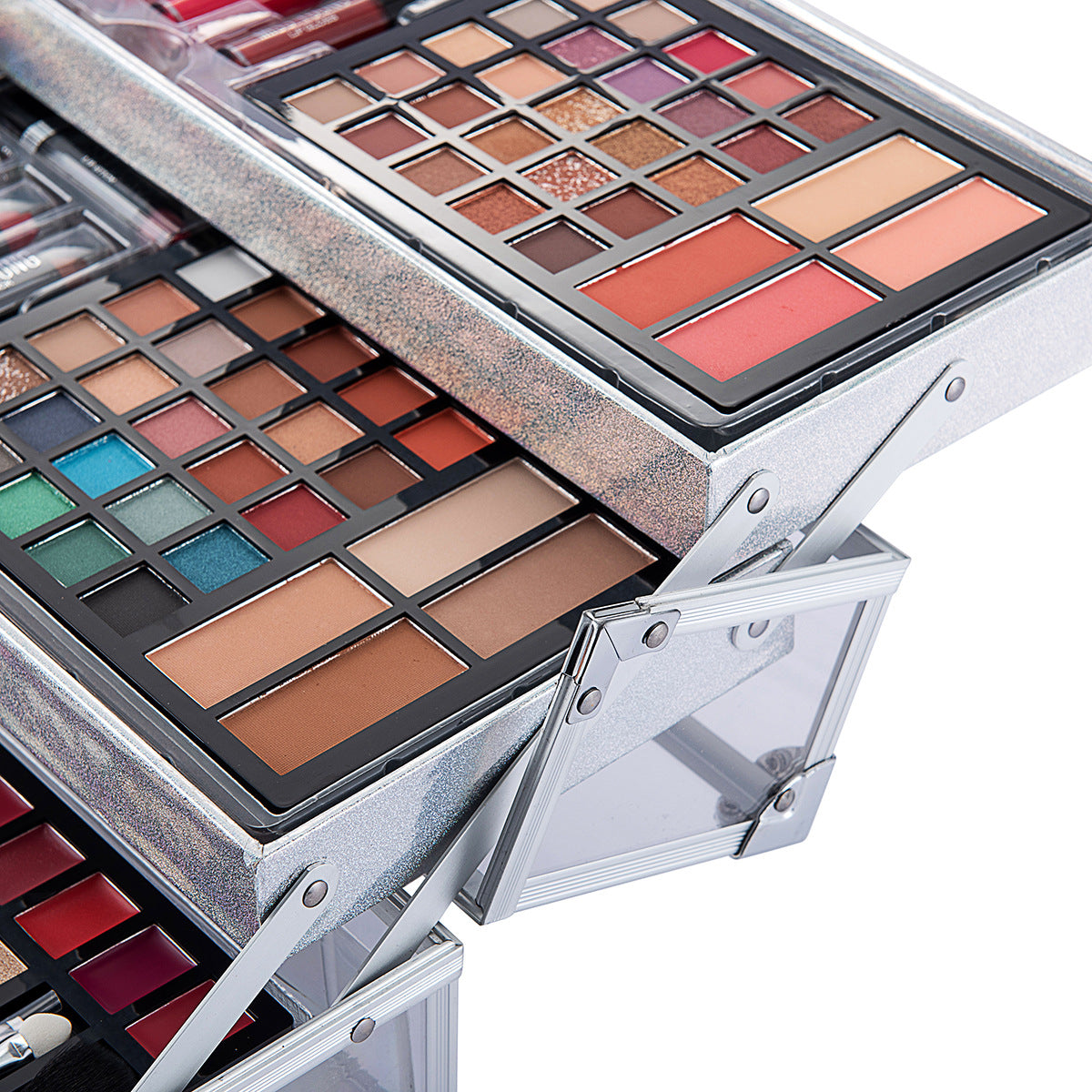 Set de maquillaje creativo de sombras de ojos y lápiz labial para mujeres