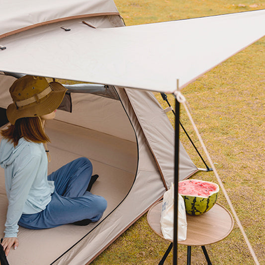 Nueva tienda de campaña pequeña para exteriores, resistente al viento y a la lluvia, con soporte automático